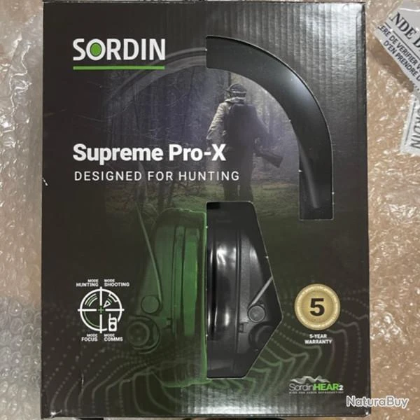 Casque Sordin Supreme Pro X Gel Noir 3 Casque Sordin Supreme Pro X Gel Noir