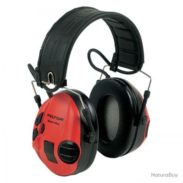 Casque Anti-bruit Peltor Sport Tac Rouge/Noir 3 Casque Anti-bruit Peltor Sport Tac Rouge/Noir