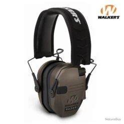 Casque Anti-bruit RAZOR Slim SHOOTER Coyote 2 Micros