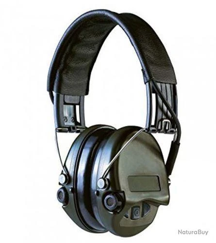 MSA Casque Anti-bruit Suprême Pro-X Serre-tête Cuir Vert Olive Coussinets Mousse 3 MSA Casque Anti-bruit Suprême Pro-X Serre-tête Cuir Vert Olive Coussinets Mousse