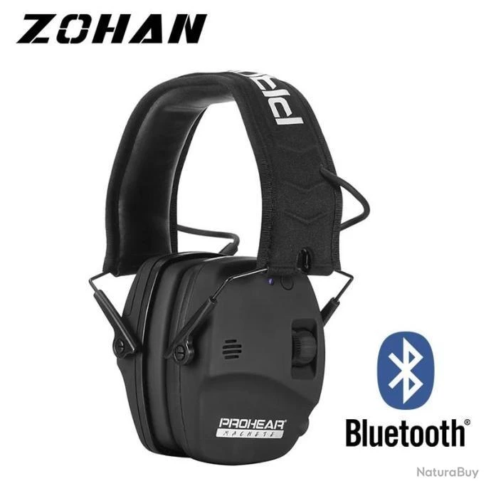 Casque De Tir Anti-bruit électronique BLUETOOTH ZOHAN MACHETE + Sacoche De Transport 3 Casque De Tir Anti-bruit électronique BLUETOOTH ZOHAN MACHETE + Sacoche De Transport