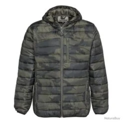 DOUDOUNE A CAPUCHE PERCUSSION CAMO TREK - TAILLE S