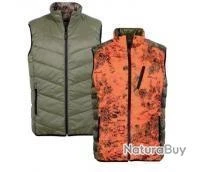 Doudoune Sans Manches Réversible Leopard Verney-Carron