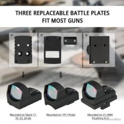 FLY SHARK - Lunette De Visée à Point Rouge PPT 3Moa LIVRAISON GRATUITE!!