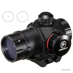 Fire Wolf 1x22 Red Dot Viseur Point Rouge Lunette De Visée Optique Rail 20mm Pour La Chasse Neuf