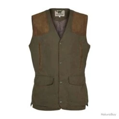 GILET CHASSE RAMBOUILLET ORIGINAL KAKI