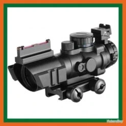 Point Rouge Tactique 4x32 Pour Rail 20 Mm - Triple Illumination - LIVRAISON GRATUITE ET RAPIDE