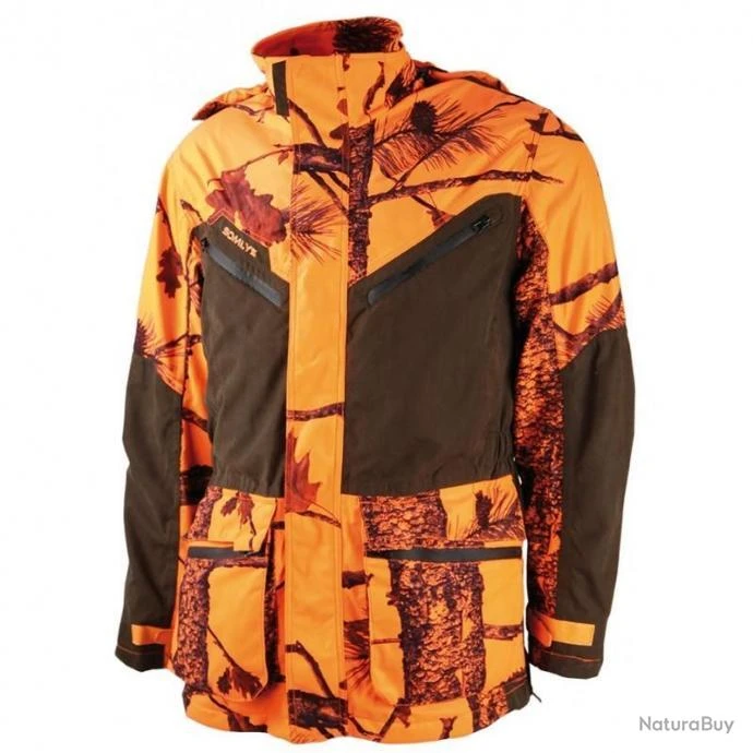 VESTE SOMLYS MULTI-HUNT CAMOUFLAGE ORANGE M:475 , T:2XL. 3 VESTE SOMLYS MULTI-HUNT CAMOUFLAGE ORANGE M:475 , T:2XL.