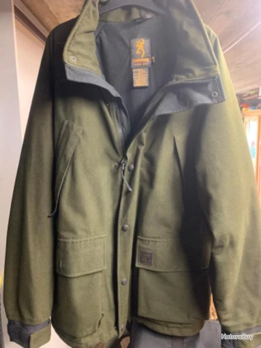 Veste Browning Gortex Taille L Très Bon état, Jamais été Portée à La Chasse. 3 Veste Browning Gortex Taille L Très Bon état, Jamais été Portée à La Chasse.