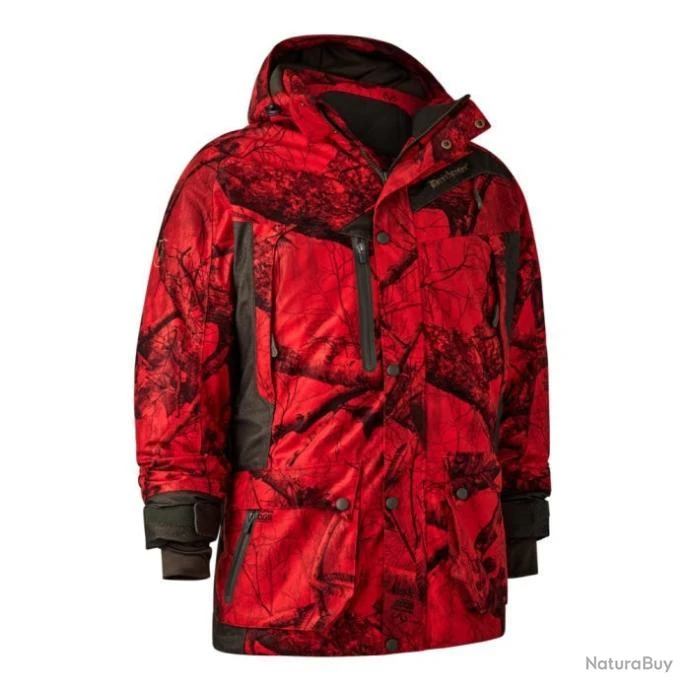Veste De Chasse DeerHunter Ram Artic Camo Rouge 3 Veste De Chasse DeerHunter Ram Artic Camo Rouge