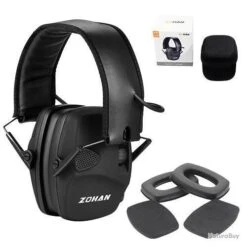 ZOHAN Casque Anti Bruit Électronique Réduction Du Bruit Avec Coussinets De Rechange Tir Et Chasse