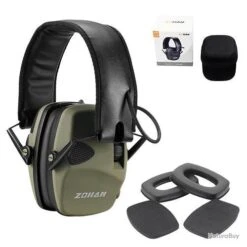 ZOHAN Casque Anti Bruit Électronique Réduction Du Bruit Avec Coussinets De Rechange Tir Et Chasse FR