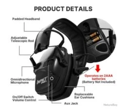 Enchère....Casque Anti-Bruit électronique IMPACT SPORT Coloris NOIR.... 13 Enchère....Casque Anti-Bruit électronique IMPACT SPORT Coloris NOIR.... -Chasse Offres Boutique 00002 Enchere.Casque Anti Bruit electronique IMPACT SPORT coloris NOIR