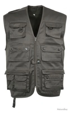 Gilet Reporter Uni Kaki Idaho