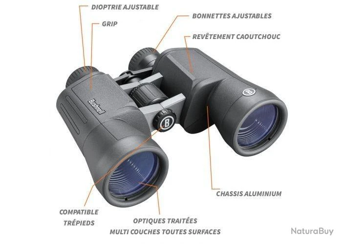 JUMELLES BUSHNELL POWERVIEW 2 10X50 MM 4 JUMELLES BUSHNELL POWERVIEW 2 10X50 MM – Image 2