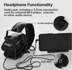 Enchère....Casque Anti-Bruit électronique IMPACT SPORT Coloris NOIR.... 14 Enchère....Casque Anti-Bruit électronique IMPACT SPORT Coloris NOIR.... -Chasse Offres Boutique 00003 Enchere.Casque Anti Bruit electronique IMPACT SPORT coloris NOIR