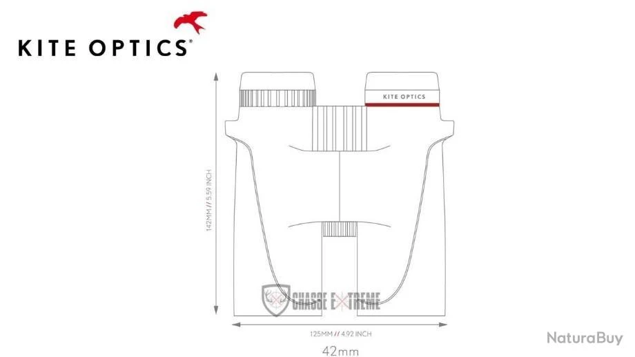Jumelles KITE Falco 10x42 5 Jumelles KITE Falco 10x42 – Image 3