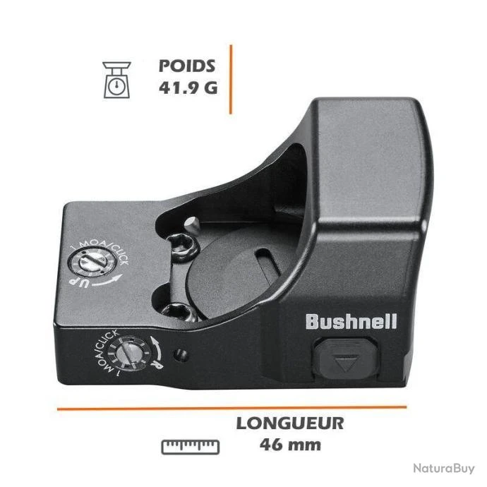 Viseur Point-rouge Bushnell RXS-250 1x25, Offre Incroyable, Vente Flash Stock Limité !!! 5 Viseur Point-rouge Bushnell RXS-250 1x25, Offre Incroyable, Vente Flash Stock Limité !!! – Image 3