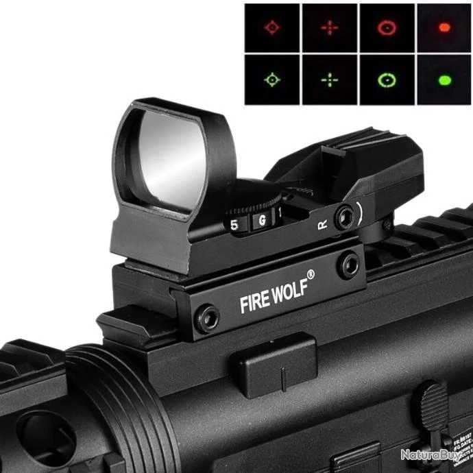 FIRE WOLF Point Rouge Refex 1X SABLE - LIVRAISON GRATUITE !! 6 FIRE WOLF Point Rouge Refex 1X SABLE - LIVRAISON GRATUITE !! – Image 4