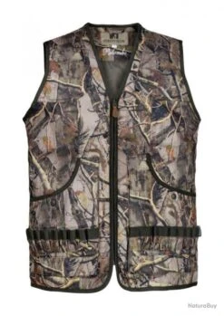 Gilet De Chasse Palombe GhostCamo Forest Percussion