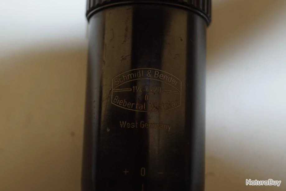 Lunette Schmidt & Bender 1 1/4 -4x20 Réticule N°2 A Rail Sans Prix De Reserve !! 6 Lunette Schmidt & Bender 1 1/4 -4x20 Réticule N°2 A Rail Sans Prix De Reserve !! – Image 4
