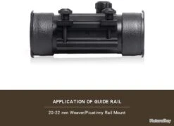 Lunette De Visée Pour Fusil à Réflexes De 30 Mm Viseur Point Rouge & Vert Couvercle D'objectif -Chasse Offres Boutique 00004 Lunette de Visee pour Fusil a Reflexes de 30 mm Viseur Point Rouge Vert Couvercle d objectif