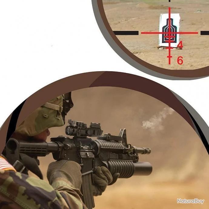 Point Rouge Tactique 4x32 Pour Rail 20 Mm - Triple Illumination - LIVRAISON GRATUITE ET RAPIDE 6 Point Rouge Tactique 4x32 Pour Rail 20 Mm - Triple Illumination - LIVRAISON GRATUITE ET RAPIDE – Image 4