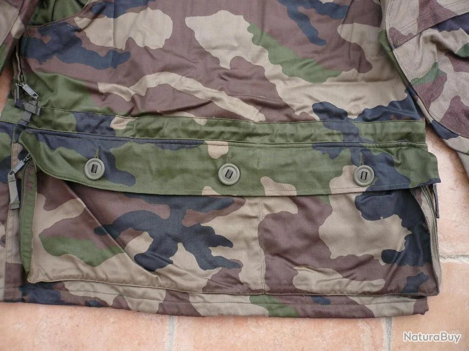 VESTE Chasse T3 TREILLIS FELIN 4M / FELIN T3 / VESTE T3 Taille 4M : Neuf Armée 6 VESTE Chasse T3 TREILLIS FELIN 4M / FELIN T3 / VESTE T3 Taille 4M : Neuf Armée – Image 4