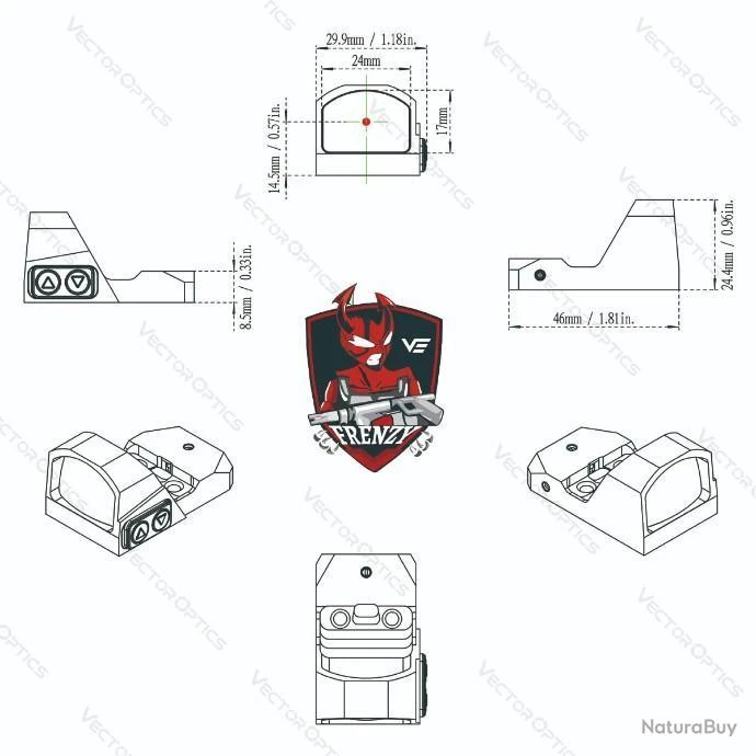Point Vert Vector Frenzy 1x17x24 Ex Fury GenII 3 Moa 6 Point Vert Vector Frenzy 1x17x24 Ex Fury GenII 3 Moa – Image 4
