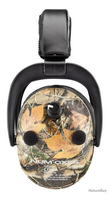 Casque Antibruit électronique Num'Axes CAS1021 Camo - NUM'AXES - Casque Antibruit électro. CAS1034 C 4 Casque Antibruit électronique Num'Axes CAS1021 Camo - NUM'AXES - Casque Antibruit électro. CAS1034 C – Image 2
