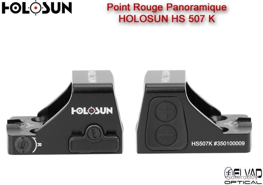 Point Rouge Panoramique HOLOSUN HS507K - Pour Glock MOS 7 Point Rouge Panoramique HOLOSUN HS507K - Pour Glock MOS – Image 5