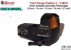 Point Rouge BURRIS FastFire 3 Avec Embase Amovible Recknagel Weaver