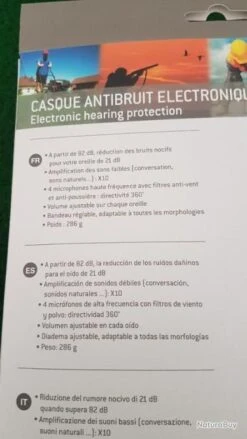 Casque électronique Num Axe Modèle 1021 -Chasse Offres Boutique 00007 Casque electronique num axe modele 1021