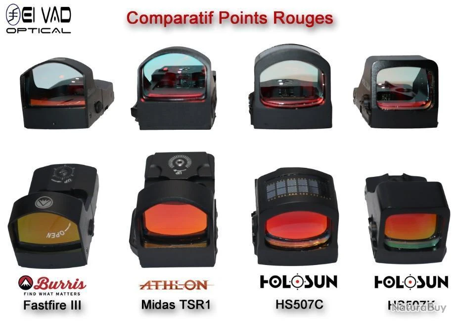 Point Rouge Panoramique HOLOSUN HS507K - Pour Glock MOS 10 Point Rouge Panoramique HOLOSUN HS507K - Pour Glock MOS – Image 8