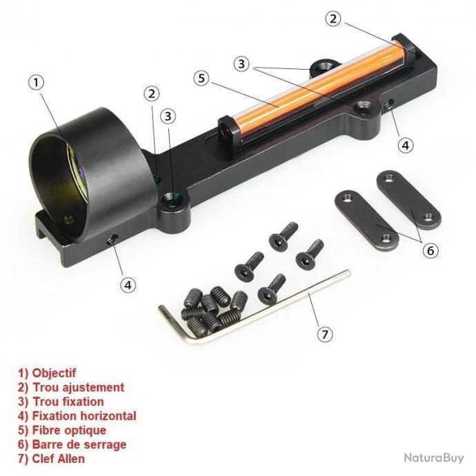 Lunette Viseur Tubulaire VOMZ PILAD 1x28 Cercle Point Rouge Red Dot En Alu Fonctionne Sans Pile 11 Lunette Viseur Tubulaire VOMZ PILAD 1x28 Cercle Point Rouge Red Dot En Alu Fonctionne Sans Pile – Image 9