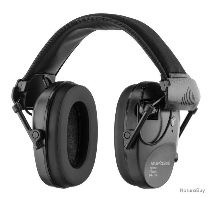 NUM'AXES - Casque Antibruit électro. CAS1034 Noir (livré Sans Piles) 3 NUM'AXES - Casque Antibruit électro. CAS1034 Noir (livré Sans Piles)