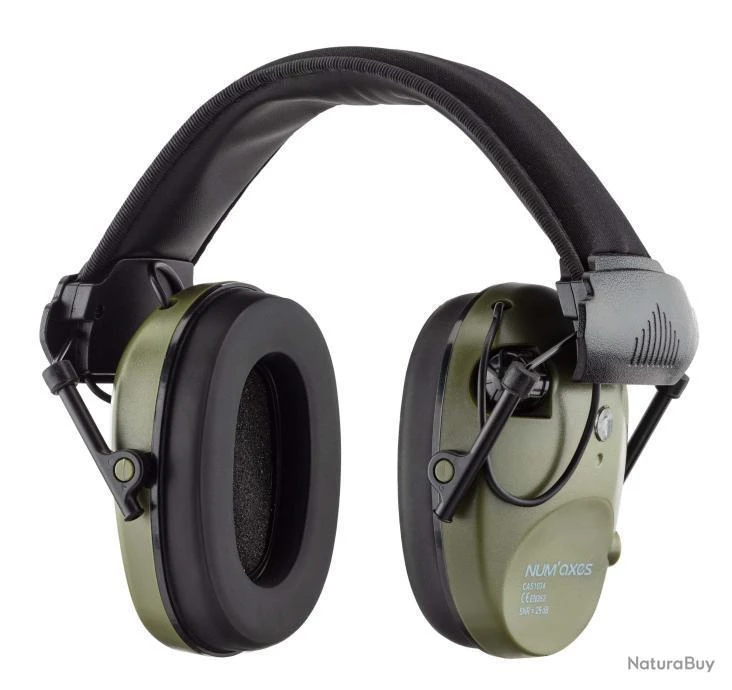 Casque Antibruit électronique Num'Axes CAS1034 Kaki - NUM'AXES - Casque Antibruit électro. CAS1034 K 3 Casque Antibruit électronique Num'Axes CAS1034 Kaki - NUM'AXES - Casque Antibruit électro. CAS1034 K