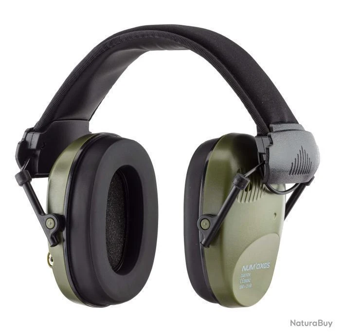 Casque Antibruit électronique Num'Axes CAS1034 Kaki - NUM'AXES - Casque Antibruit électro. CAS1034 K 4 Casque Antibruit électronique Num'Axes CAS1034 Kaki - NUM'AXES - Casque Antibruit électro. CAS1034 K – Image 2