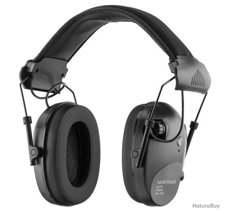 NUM'AXES - Casque Antibruit électro. CAS1034 Noir (livré Sans Piles) 5 NUM'AXES - Casque Antibruit électro. CAS1034 Noir (livré Sans Piles) – Image 3