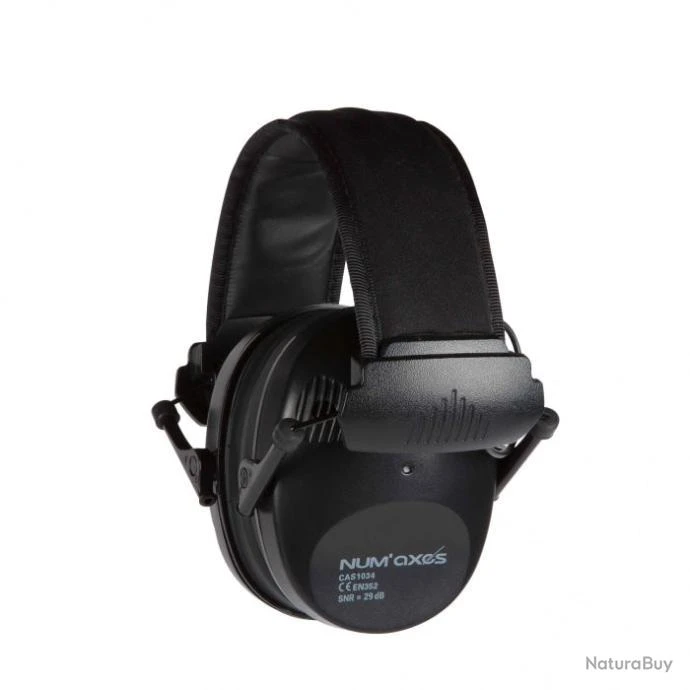 Casque Antibruit électronique Num'Axes Cas1034 - Noir 3 Casque Antibruit électronique Num'Axes Cas1034 - Noir