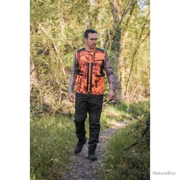Gilet De Chasse Treeland Resist Blaze Camo Blaze 4 Gilet De Chasse Treeland Resist Blaze Camo Blaze – Image 2