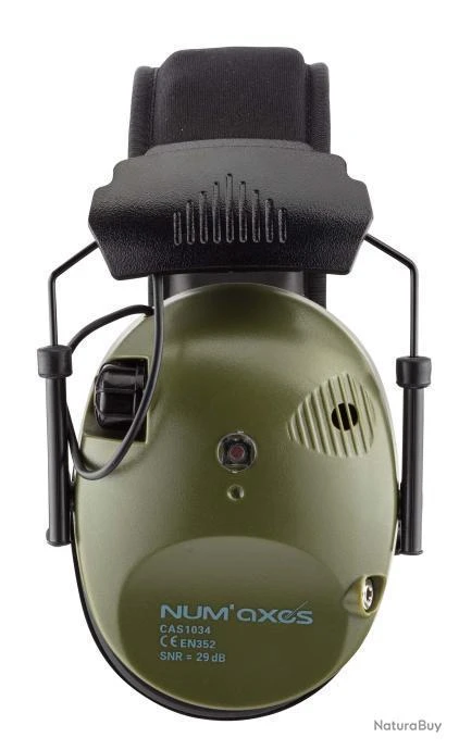Casque Antibruit électronique Num'Axes CAS1034 Kaki - NUM'AXES - Casque Antibruit électro. CAS1034 K 7 Casque Antibruit électronique Num'Axes CAS1034 Kaki - NUM'AXES - Casque Antibruit électro. CAS1034 K – Image 5