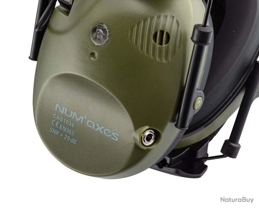 Casque Antibruit électronique Num'Axes CAS1034 Kaki - NUM'AXES - Casque Antibruit électro. CAS1034 K 8 Casque Antibruit électronique Num'Axes CAS1034 Kaki - NUM'AXES - Casque Antibruit électro. CAS1034 K – Image 6