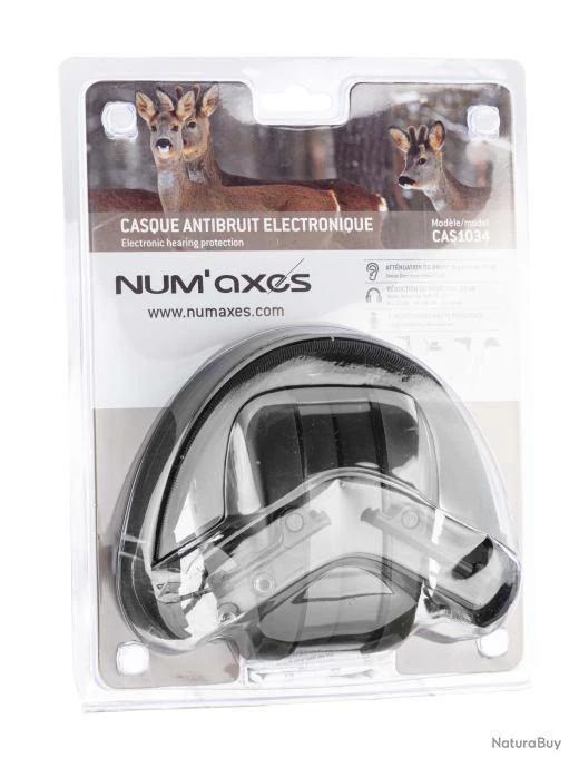 NUM'AXES - Casque Antibruit électro. CAS1034 Noir (livré Sans Piles) 11 NUM'AXES - Casque Antibruit électro. CAS1034 Noir (livré Sans Piles) – Image 9