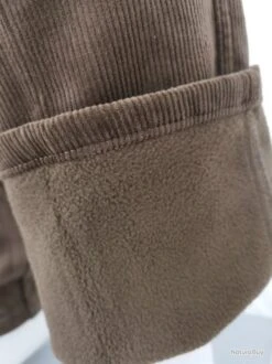 Pantalon Velours Droit Coupe Classique Doublé Polaire Extensible -Chasse Offres Boutique 00031 Pantalon Velours Droit coupe classique double polaire extensible